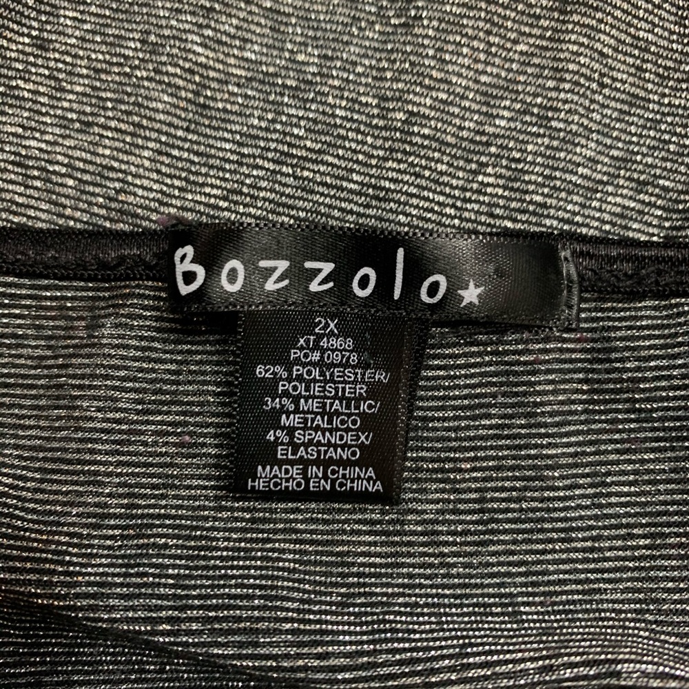 Bozzolo Shiny Black Tank Top - Picture 3 of 4